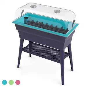 Potager sur pieds avec cloche à semis Calipso COMBI 40L