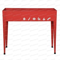 Potager urbain 100x40cm - ROUGE