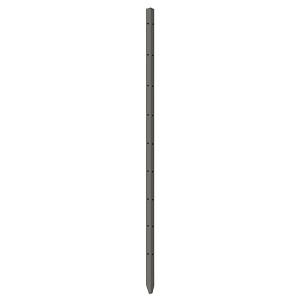 Poteau en L pour panneau cloture 180x80cm - Gris