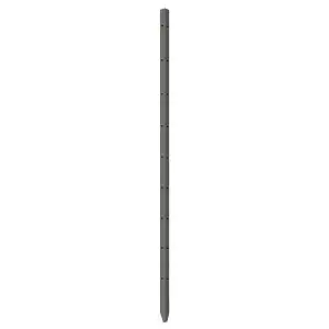 Poteau en L pour panneau cloture 180x80cm - Gris