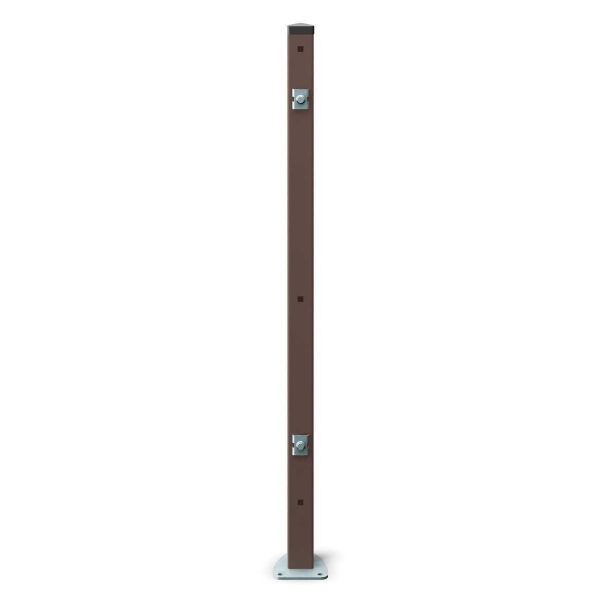 poteau platine barreaudage alia