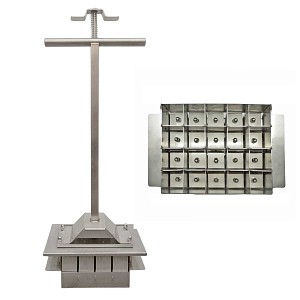 Lien vers un produit variante ou accessoire : Presse motte pour semis, 20 mottes de 40mm - Acier inoxydable et manche amovible