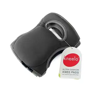 Genouillères pour jardinage KneePad réglables à mémoire de forme - Confort des genoux - Taille unique - Gris