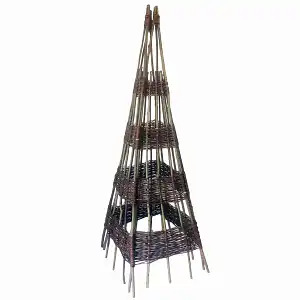 Tipi structure pyramide en noisetier h. 180cm