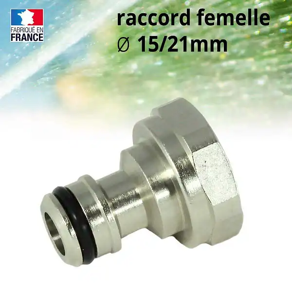 raccord femelle tuyau 15 21mm