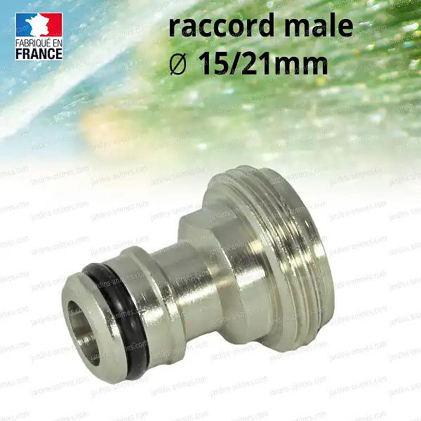 raccord male 15 21mm