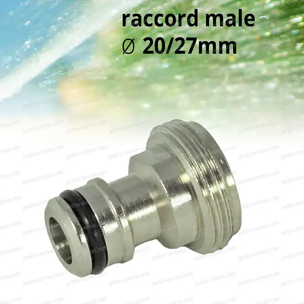 raccord male 20 27mm  raccord male 20 27mm