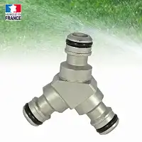 Raccord rapide Y en laiton pour l'arrosage  Raccord rapide Y en laiton pour l'arrosage