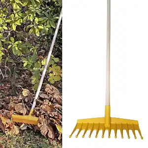 Rateau à feuille innovant à boules avec manche