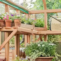 Etagère en bois pour serre Gabriel Ash Classic