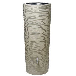 Lien vers un produit variante ou accessoire : Récupérateur eau de pluie 350L avec bac à plantes - Beige
