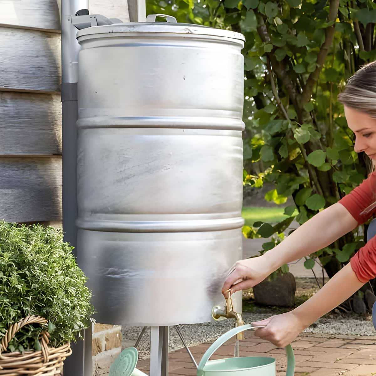 Récupérateur d'eau de pluie et jardin de pluie : les aides