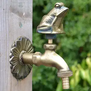 Robinet grenouille en laiton - Doré