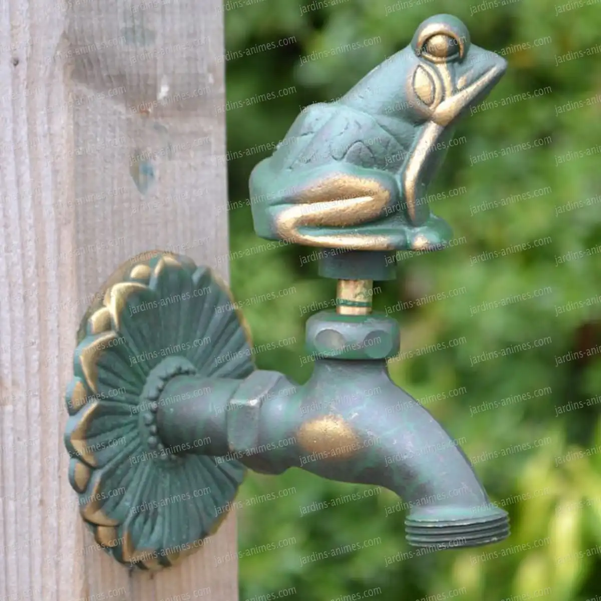 Robinet grenouille en laiton - Vert émeraude  Robinet grenouille en laiton - Vert émeraude