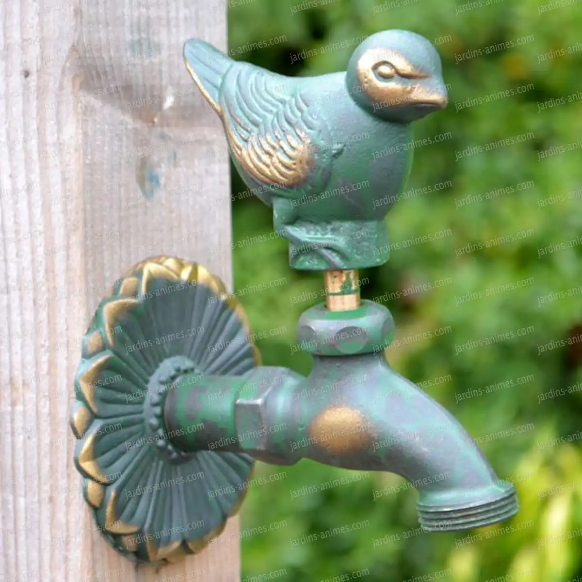 Robinet roitelet en laiton - Vert émeraude  Robinet roitelet en laiton - Vert émeraude