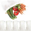 5 sacs réutilisables tissu bio fruits et légumes