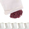 5 sacs à vrac réutilisables tissu bio céréales et légumineuses