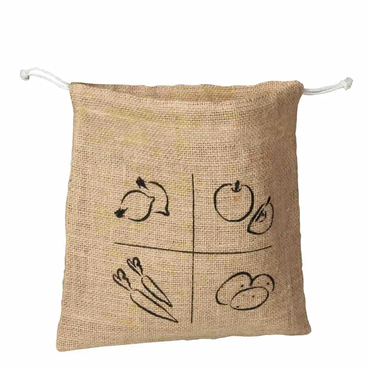 Sac à vrac en jute naturel - Taille S  Sac à vrac en jute naturel - Taille S