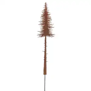 Silhouette Sapin en fer brut - Grand modèle 180cm