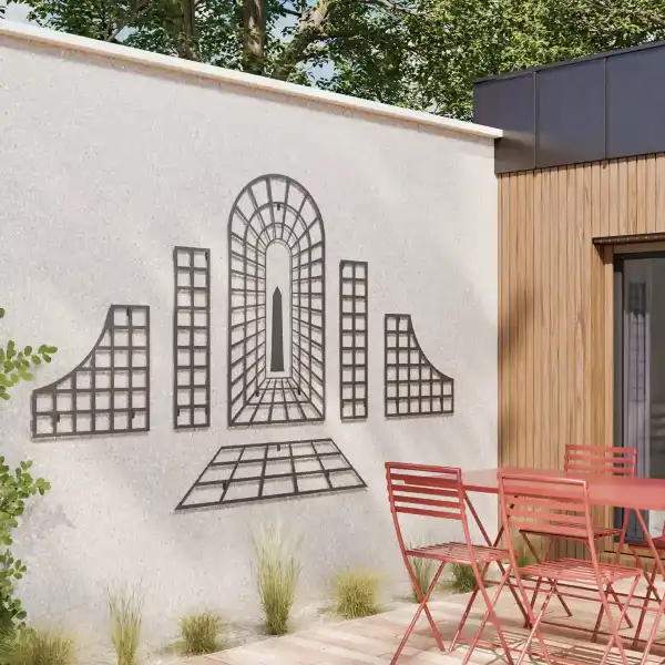 scene mur trompe oeil