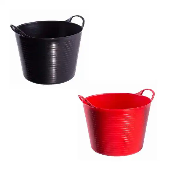 seau jardin rouge noir seau jardin rouge noir