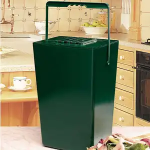 Bio seau - Poubelle à compost anti odeur 9L vert