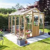 Serre de jardin en bois ALTON Six - Cèdre rouge 5,18m2