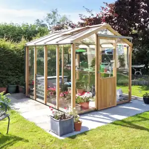 Serre de jardin en bois ALTON Six - Cèdre rouge 5,18m2