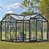 Serre de vie Aurélie 10.26m2 ACD - Aluminium noir