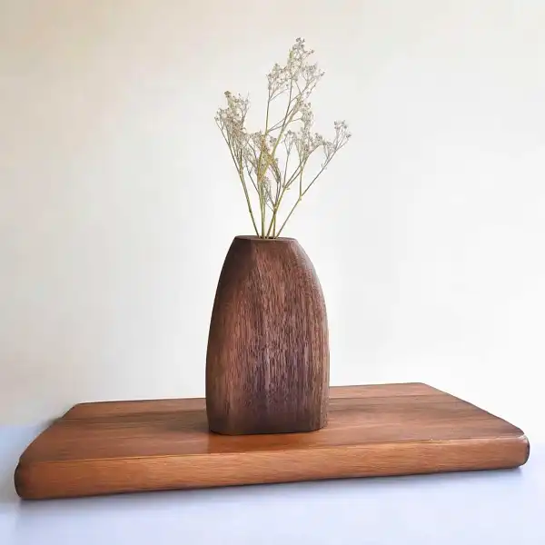 soliflore noyer vase soliflore noyer vase