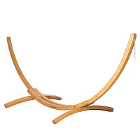 Support en bois pour hamac 2 places