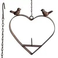 Mobile coeur à suspendre pour boule de graisse - 43cm