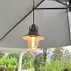 Lampe suspendue d'extérieur - Batterie rechageable USB - H. 16 cm