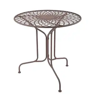 Table ronde extérieure Sophia en acier Diam. 70cm