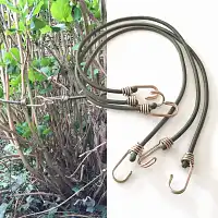 Tendeurs de jardin sandow 80cm vert olive - lot de 3