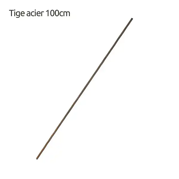 tige bordure acier 100cm