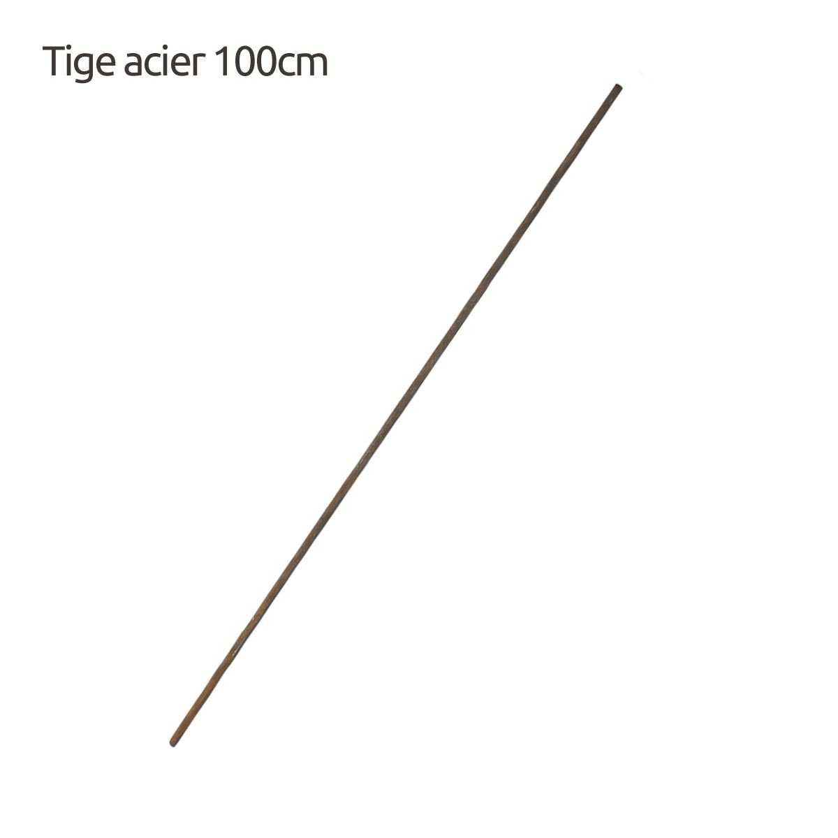 Tige acier L.100cm x D.8mm