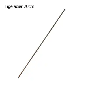 Tige acier L.70cm x D.1cm