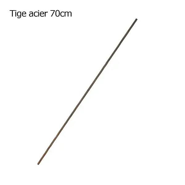 tige bordure acier 70cm