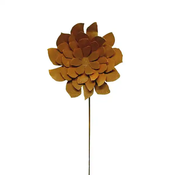 tige dahlia metal rouille