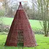 Tipi en osier - tente d'enfants
