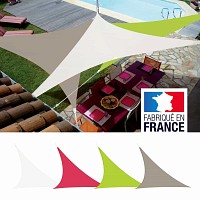 Voile d'ombrage triangulaire Easy Sail 5m x 5m x 5m
