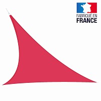 Voile triangulaire extensible Easy Sail 5m x 5m x 5m FRAMBOISE