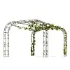 Pergola renforcée pour plantes grimpantes Arcade 13,80m2 - L. 4,45 x l. 3,11 x H. 2,40 m