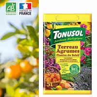 Terreau agrumes et plantes méditerranéennes Bio - 5L  Terreau agrumes et plantes méditerranéennes Bio - 5L