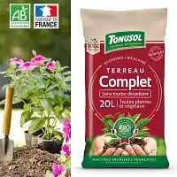 Terreau universel sans tourbe - plantes potager gazon 20L  Terreau universel sans tourbe - plantes potager gazon 20L