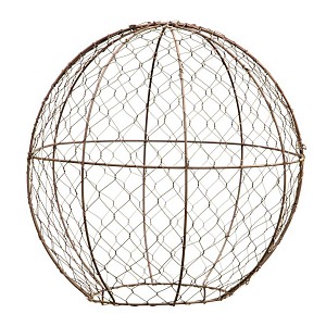 Sphère grillagée - Gabarit de coupe boule topiaire 50cm