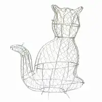 Topiaire Chat gabarit grillage