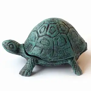 Boite à mots doux en fonte - Tortue