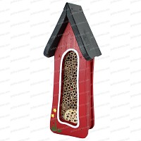 Tour abri à insectes h.42cm ROUGE